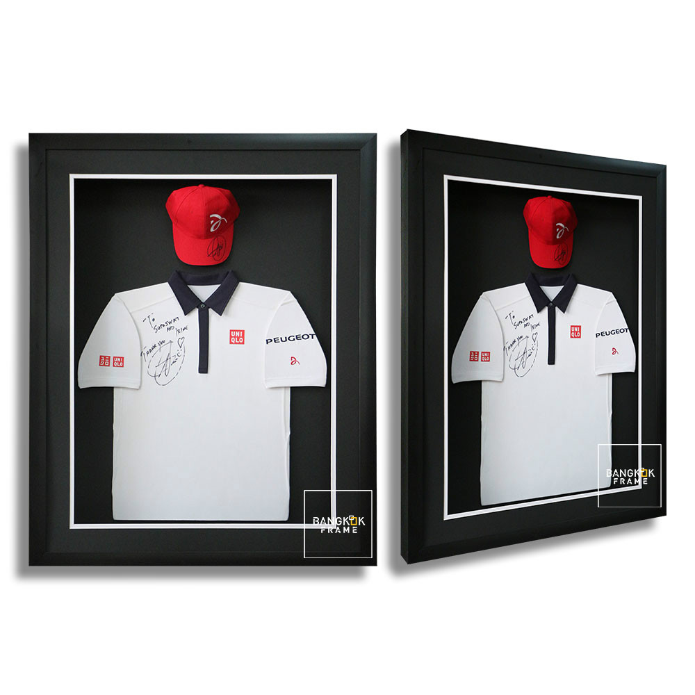 ลายเซ็น-เสื้อ-หมวก-ใส่กรอบโชว์